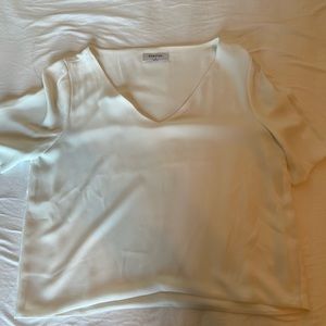 Aritzia Murphy short sleeve white sz small